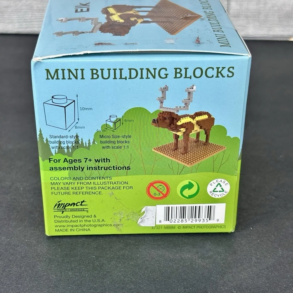 Mini Building Blocks Elk 174 pieces, Gift for Ages‎ 7+ NEW SEALED